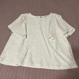 EUC Nanette Lepore Eyelet Blouse